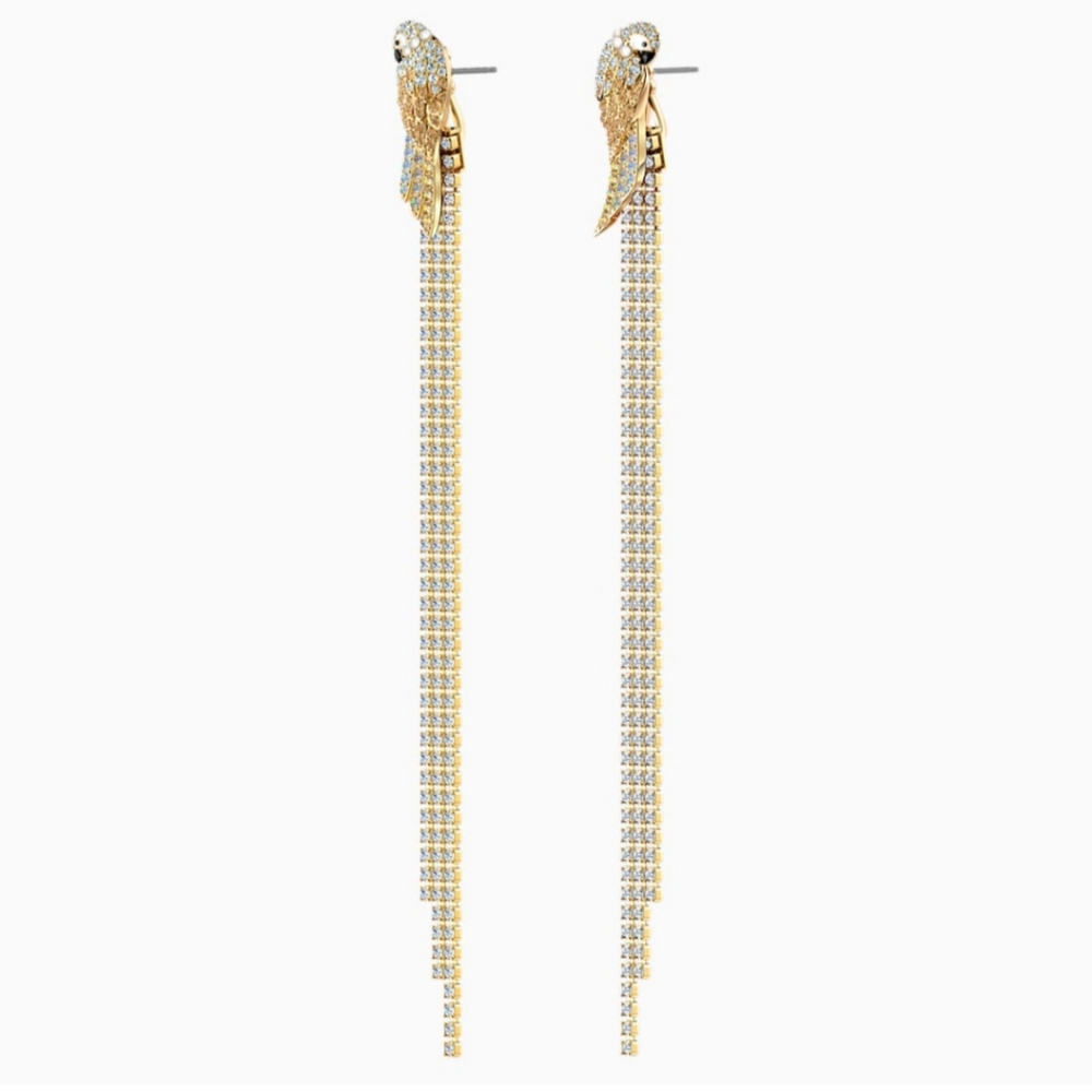 Swarovski parrot Earrings.